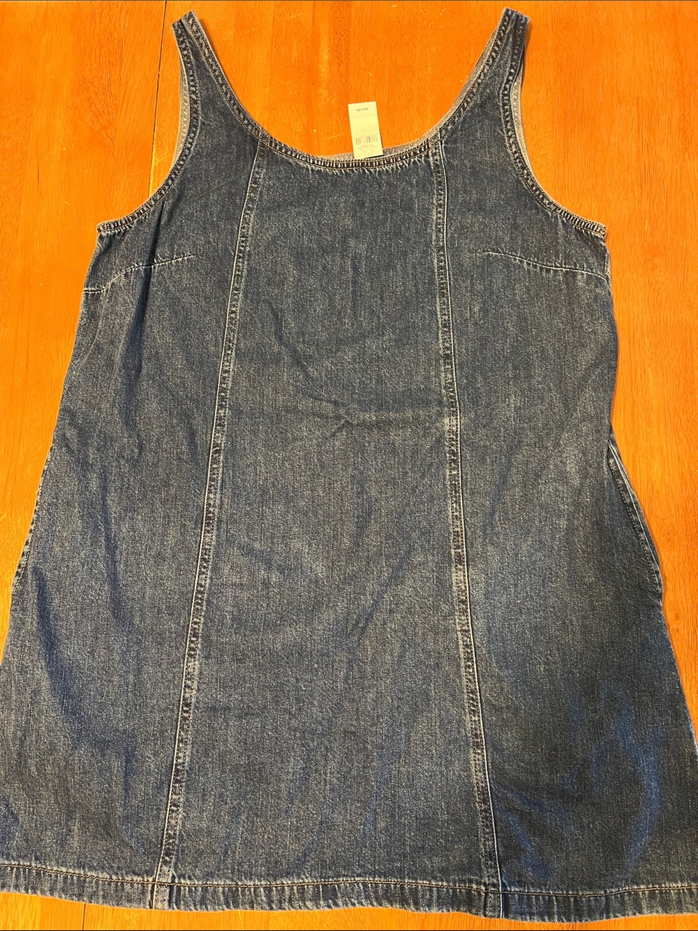 Women’s GAP Denim Tank Dress - Blue Size L NWT